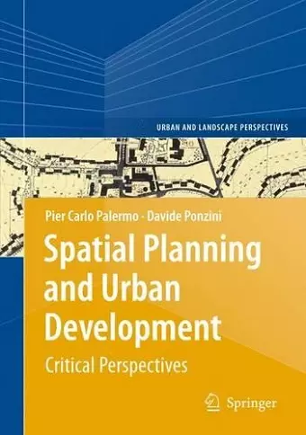 Spatial Planning and Urban Development cover