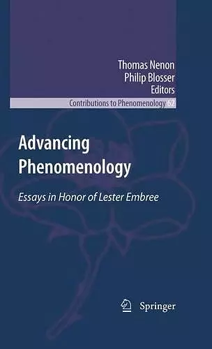 Advancing Phenomenology cover