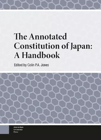 The Annotated Constitution of Japan cover