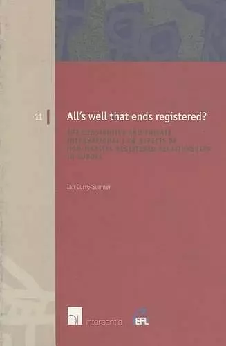 All's Well That Ends Registered? cover