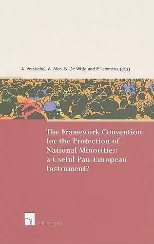 The Framework Convention for the Protection of National Minorities cover