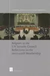 Belgium in the UN Security Council cover
