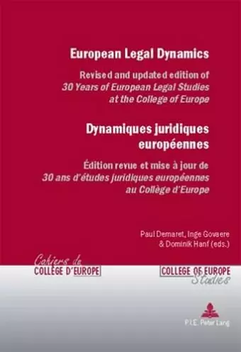 European Legal Dynamics Dynamiques Juridiques Europeennes cover