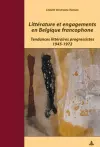 Littérature Et Engagements En Belgique Francophone cover