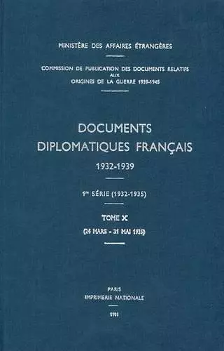 Documents Diplomatiques Français cover