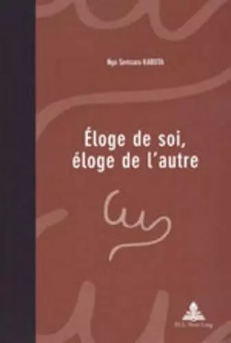 Éloge de Soi, Éloge de l'Autre cover