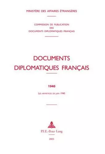 Documents Diplomatiques Français cover