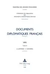 Documents Diplomatiques Français cover