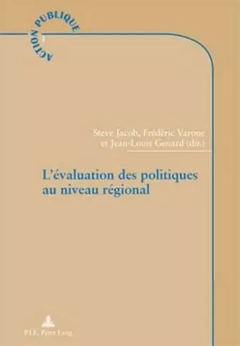 L'Évaluation Des Politiques Au Niveau Régional cover