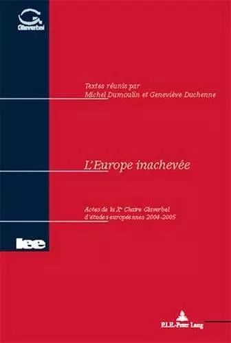 L'Europe Inachevée cover