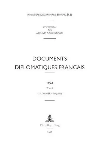 Documents Diplomatiques Français cover