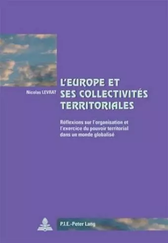 L'Europe Et Ses Collectivités Territoriales cover