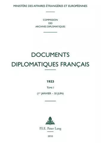 Documents Diplomatiques Français cover