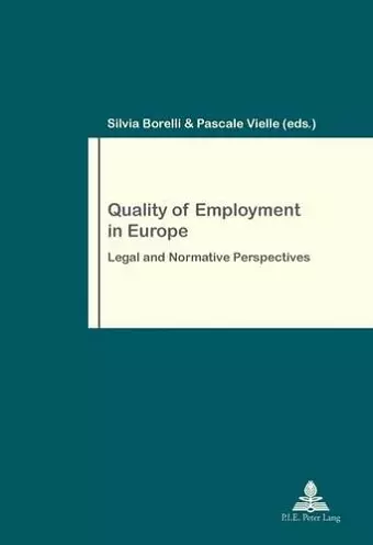 Quality of Employment in Europe cover