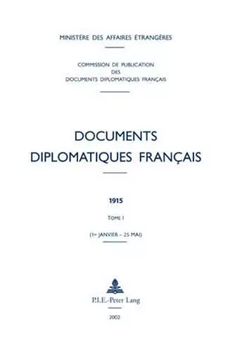 Documents Diplomatiques Français cover
