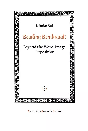 Reading Rembrandt cover