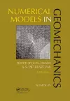 Numerical models in geomechanics, volume 1 cover