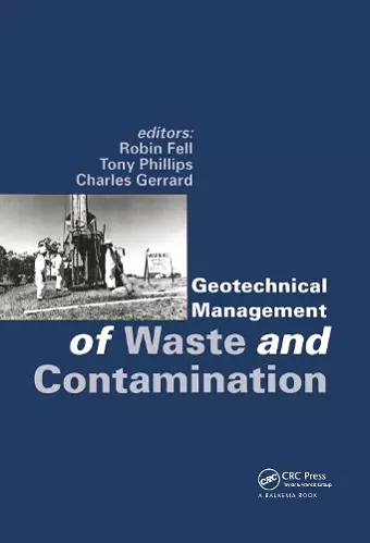 Geotechnical Management of Waste and Contamination cover