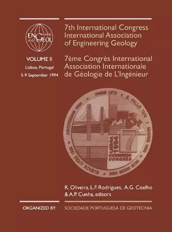 7th International Congress International Association of Engineering Geology, volume 2 cover