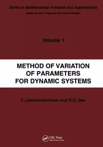 Method of Variation of Parameters for Dynamic Systems cover