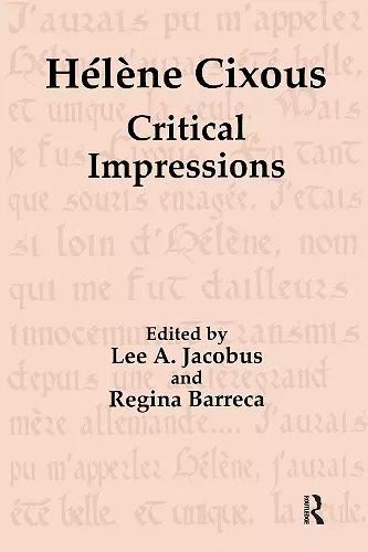 Hélène Cixous cover