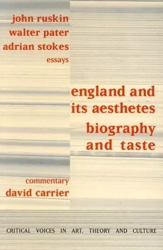 England and its Aesthetes cover