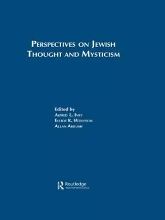 Perspectives on Jewish Thought and Mysticism cover