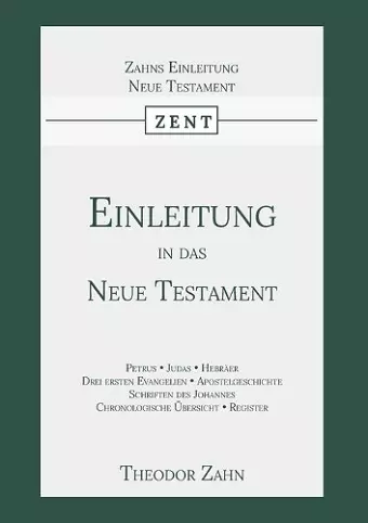 Einleitung in das Neue Testament cover