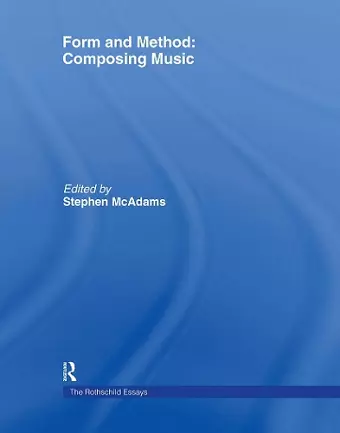 Form and Method: Composing Music cover