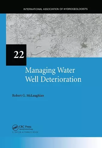 Managing Water Well Deterioration cover