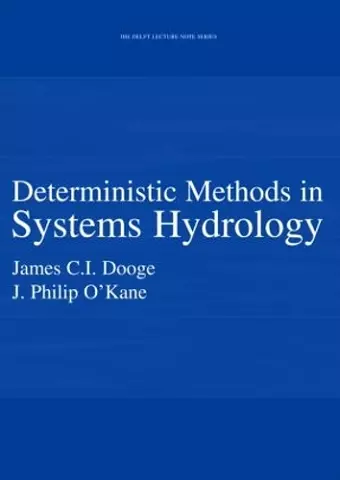 Deterministic Methods in Systems Hydrology cover