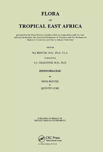 Flora of Tropical East Africa - Hydnoraceae (2002) cover