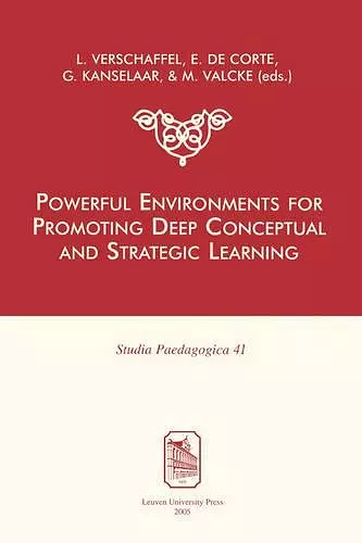 Powerful Environments for Promoting Deep Conceptual and Strategic Learning cover