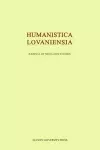 Humanistica Lovaniensia cover