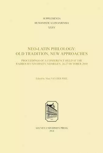 Neo-Latin Philology cover