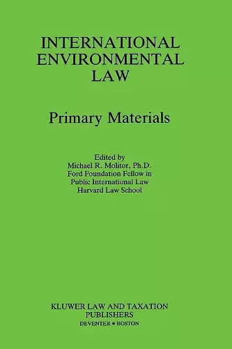 International Environmental Law cover