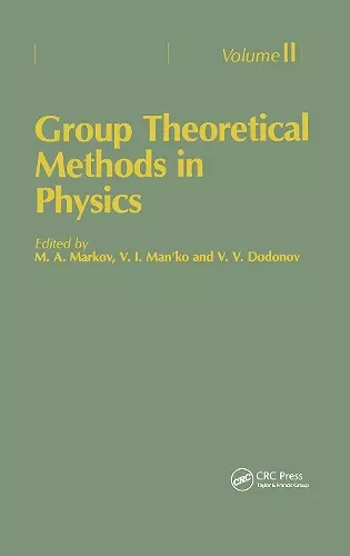 Group Theoretical Methods in Physics. Volume II cover