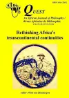 Rethinking Africa's transcontinental continuities cover