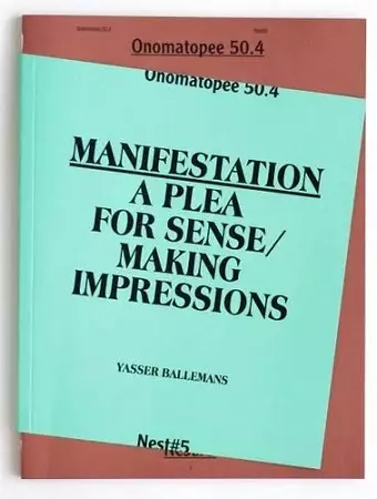 Yasser Ballemans: Manifestation cover