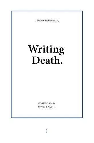 Writing Death cover