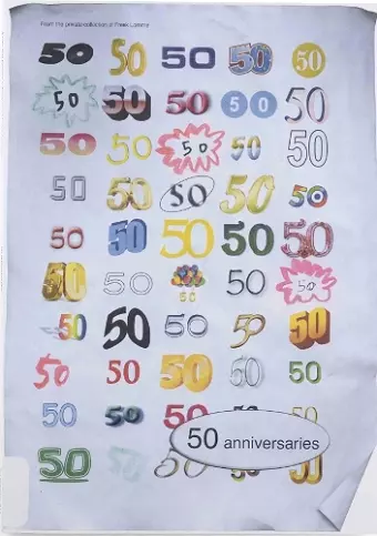 50 anniversaries cover