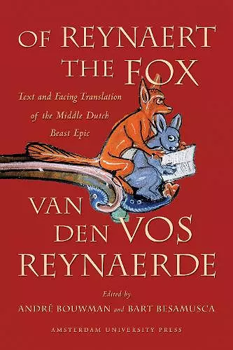 Of Reynaert the Fox cover