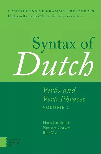 Syntax of Dutch cover