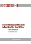 Gender Violence and Hiv/AIDS in Post-Conflict West Africa cover