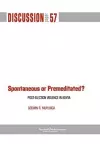 Spontaneous or Premiditated? Post-Election Violence in Kenya cover