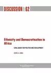 Ethnicity and Democratisation in Africa cover