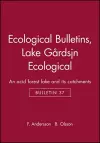 Ecological Bulletins, Lake Gårdsjön Ecological cover