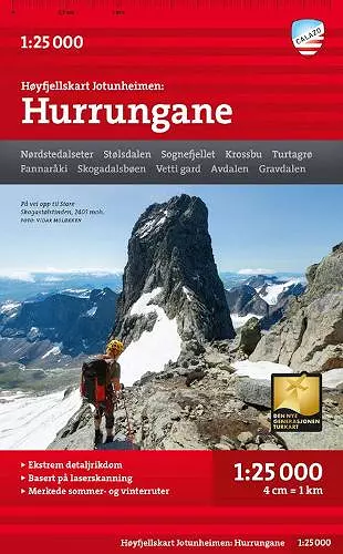 Jotunheimen: Hurrungane - Hoyfjellskart cover