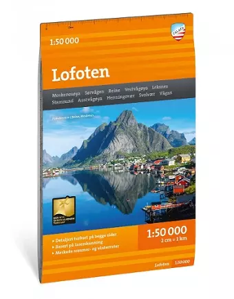Lofoten Hiking Map - (Turkart) cover