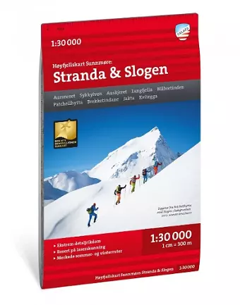 Sunnmore: Stranda & Slogen - Hoyfjellskart cover